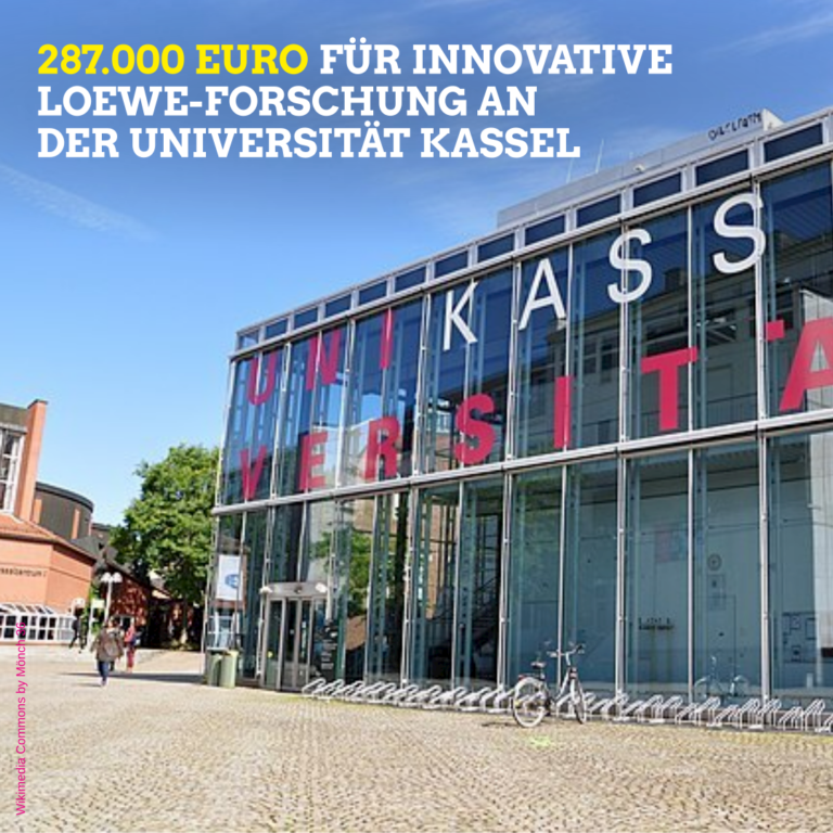 287.000 Euro für innovative LOEWE-Forschung an der Universität Kassel