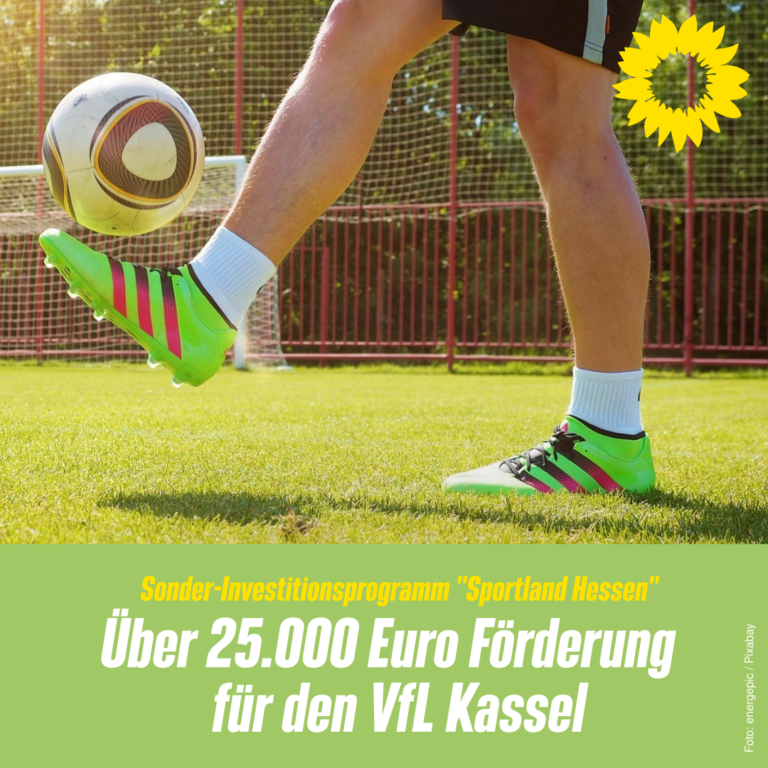 Über 25.000 Euro Förderung für den VfL 1886 Kassel e.V.