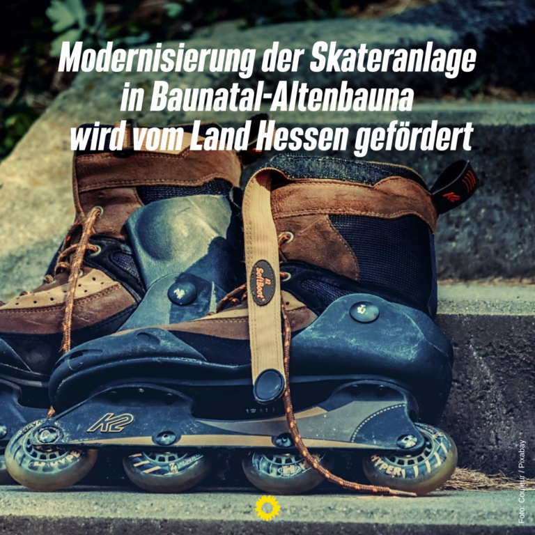 Modernisierung der Skateranlage im Stadtteil Altenbauna wird vom Land Hessen gefördert