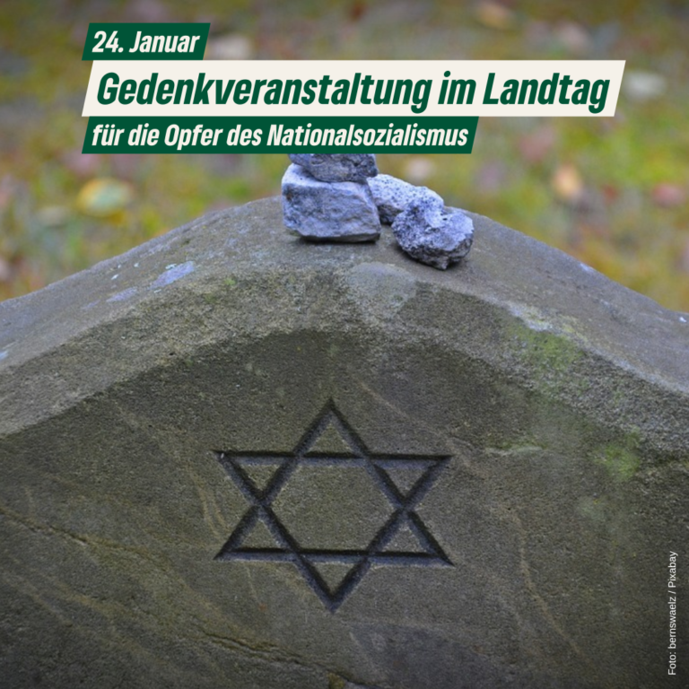 Gedenkveranstaltung im Landtag für die Opfer des Nationalsozialismus