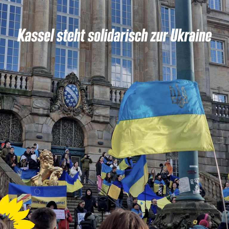 Kassel steht solidarisch zur Ukraine