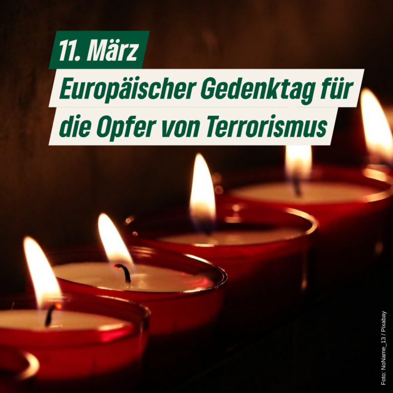 Europäischer Gedenktag für die Opfer von Terrorismus